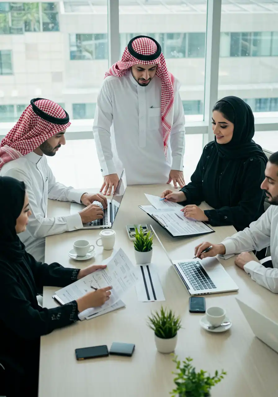 خدمات محاسبة ومراجعة - شركة أرقام و حلول